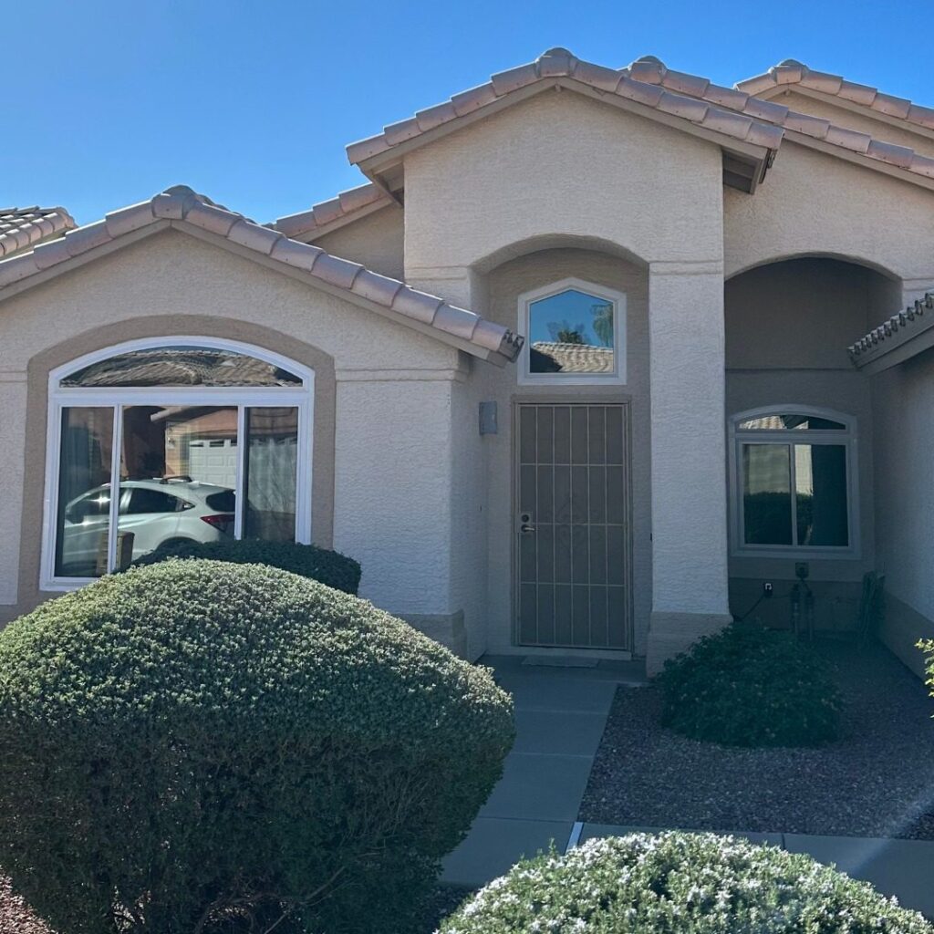 Air leaks through cracked windows in Gilbert AZ home